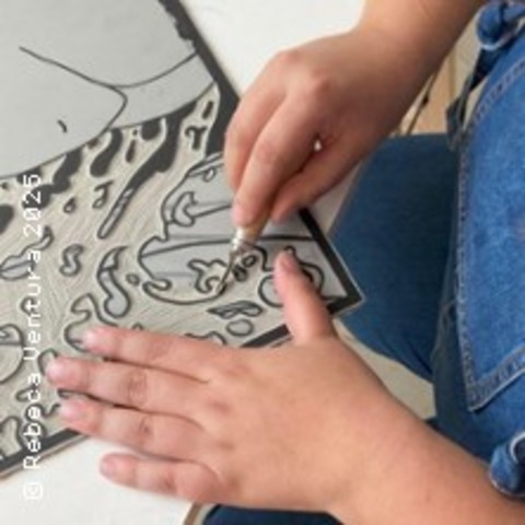 Lino Caf� - Linolschnitt mit K�nstlerin Rebeca Ventura - BERLIN - 28.04.2026 18:00