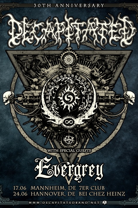 DECAPITATED - Decapitated 30th Anniversary Tour 2026 - Mannheim - 17.06.2026 19:45
