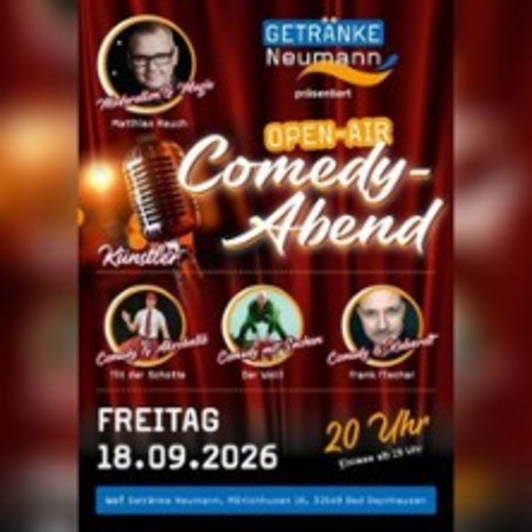 Open-Air Comedy-Abend Vol.2 - BAD OEYNHAUSEN - 18.09.2026 20:00