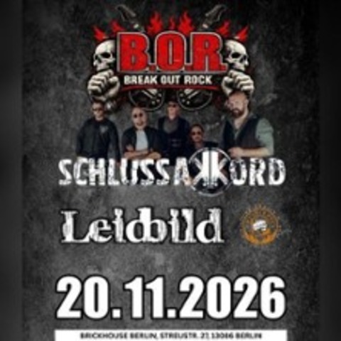 B.O.R. Break Out Rock - BERLIN - 20.11.2026 18:00