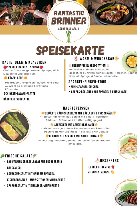 Rantastic Brinner - Breakfast meets Dinner- Asparagus Affair - Brinner im Juni - Baden-Baden - 07.06.2026 15:30
