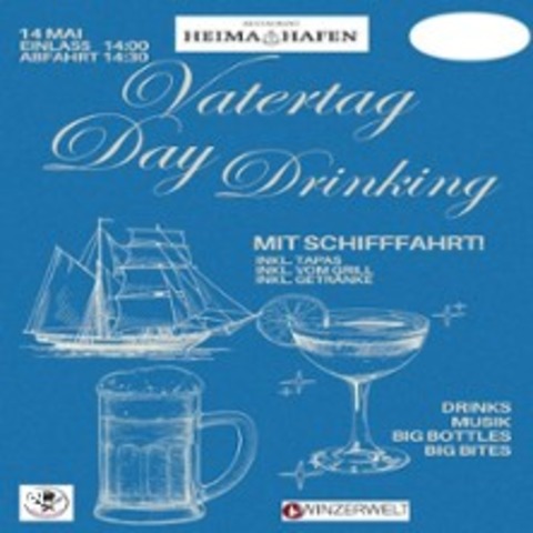 Vatertag Day Drinking Schifffahrt - HANNOVER - 14.05.2026 14:00