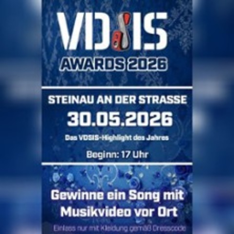 VDSIS Awards 2026 - STEINAU AN DER STRASSE - 30.05.2026 17:00