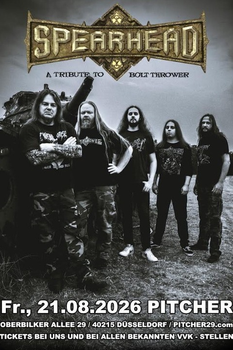 BOLT THROWER by SPEARHEAD - D�sseldorf - 21.08.2026 19:00