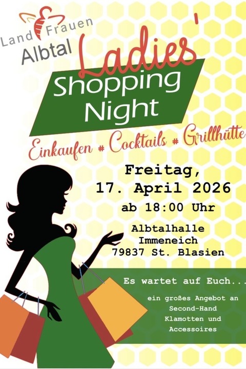 Ladies-Shopping-Night - St. Blasien - 17.04.2026 18:00