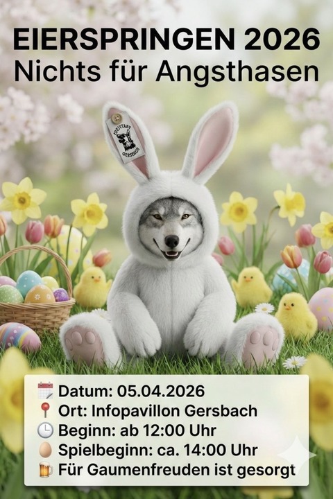 Eierspringen 2026 - Gersbach - Schopfheim - 05.04.2026 12:00