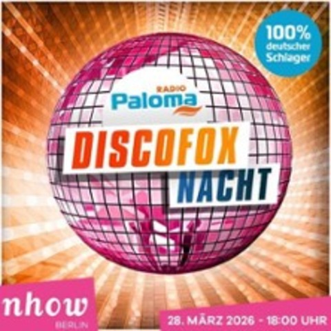 Radio Paloma Discofox Nacht @nhow Berlin - BERLIN - 25.07.2026 18:00