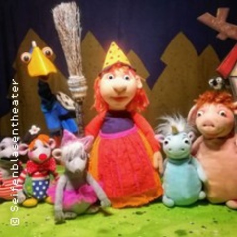 Die kleine Hexe und das himmelblaue Einhorn - Figurentheater f�r Kinder ab 3 J. - K�LN - 03.06.2026 10:30