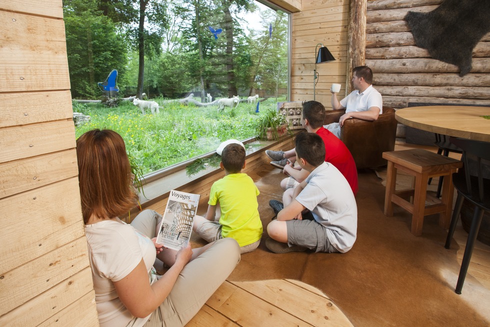 Naturlodge im Tierpark Sainte Croix - Rhodes