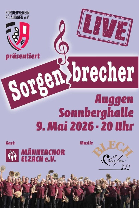 Sorgenbrecher - Auggen - 09.05.2026 20:00