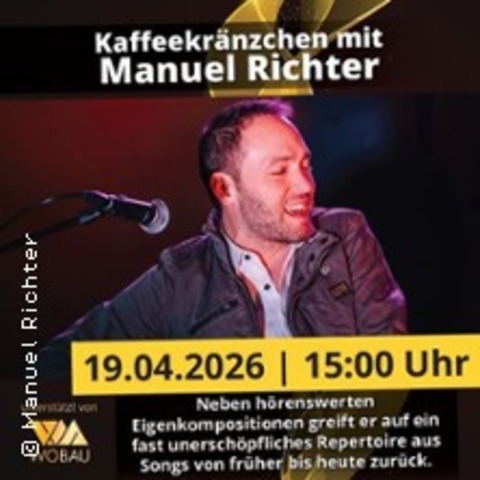 Kaffeekr�nzchen mit Manuel Richter - MAGDEBURG - 19.04.2026 15:00