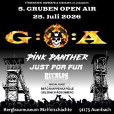 5. Gruben-Open-Air - AUERBACH IN DER OBERPFALZ - 25.07.2026 19:00