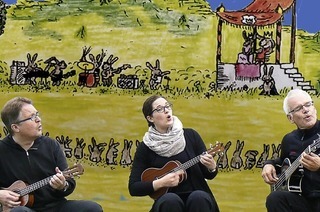 Eine Lesung mit Livemusik "Der S�ngerkrieg der Heidehasen " gibt es im Storchenhof Teningen