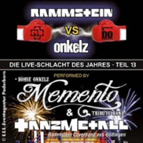 Memento & Tanzmetall - Rammstein vs Onkelz - Teil 13 - Paderborn - 20.03.2027 20:30