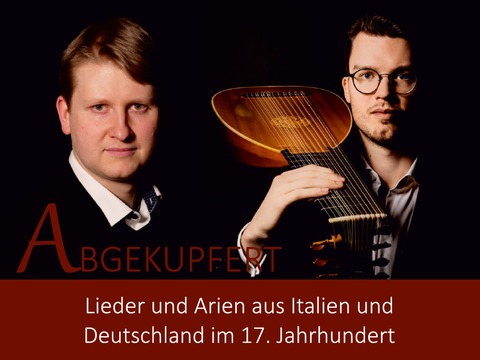 Tage Alter Musik Medingen - „Abgekupfert“: Lieder und Arien aus Italien und Deutschland im 17. Jahundert - Bad Bevensen / OT Medingen - 19.06.2026 16:00