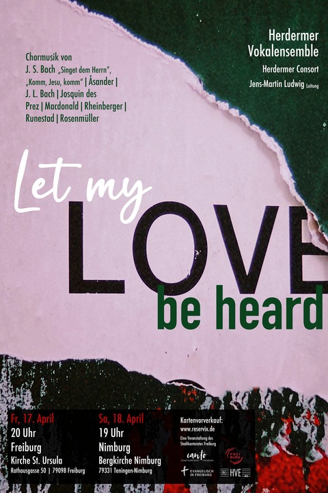 Let my love be heard - Let my love be heard - Teningen-Nimburg - 18.04.2026 19:00
