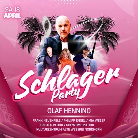 Schlagerparty - Nordhorn - 18.04.2026 20:00