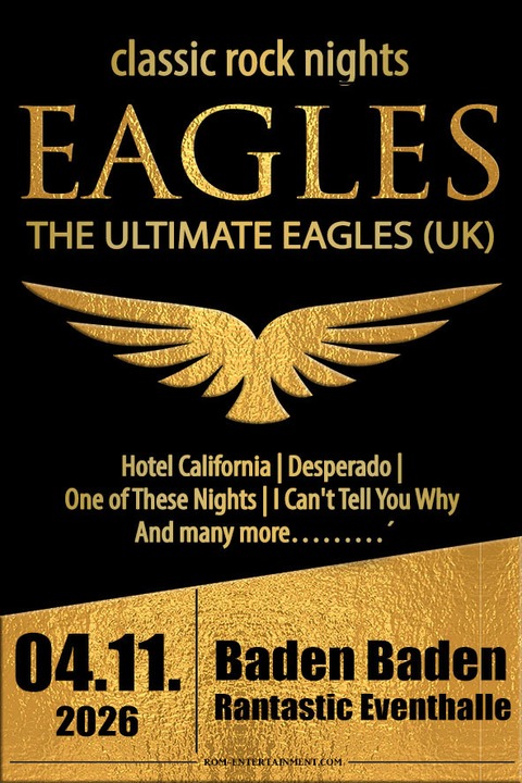 Otto Meyer pr�sentiert Rantastic kopfh�rer live: Ultimate Eagles - Baden-Baden - 04.11.2026 19:30