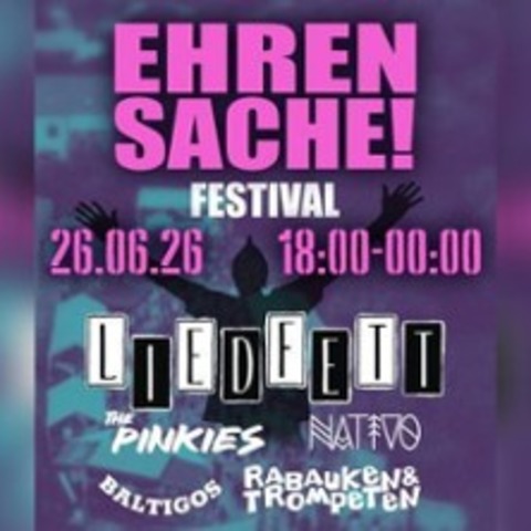 Ehrensache Festival - S�SEL - 26.06.2026 18:00