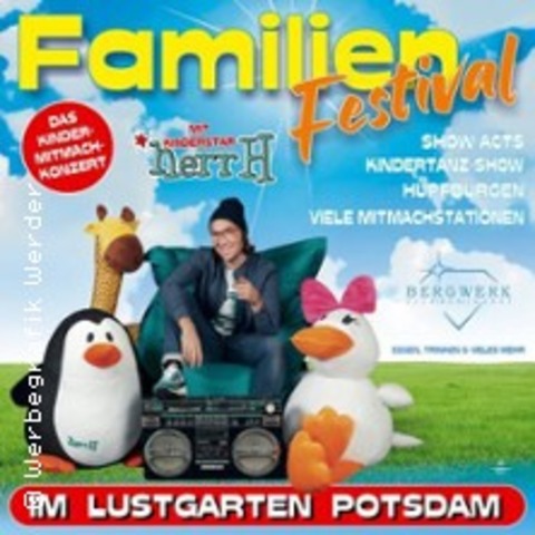 Familienfestival Kinderkonzert mit herrH - Potsdam - 30.05.2026 15:00