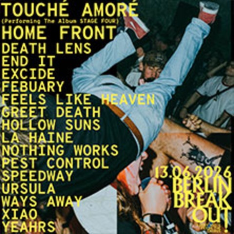 Berlin Breakout 2026 - Touch� Amor� (performing the album Stage Four), u.v.m. - BERLIN - 13.06.2026 14:00