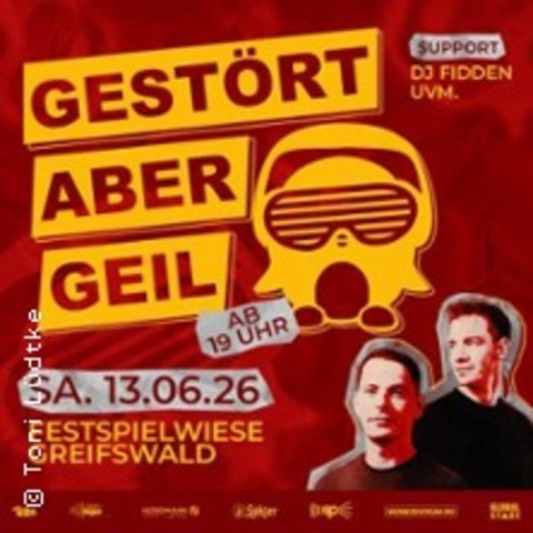 Gest�rt aber GeiL @ Festspielplatz - WGG Sommerkonzert 2026 - GREIFSWALD - 13.06.2026 19:00