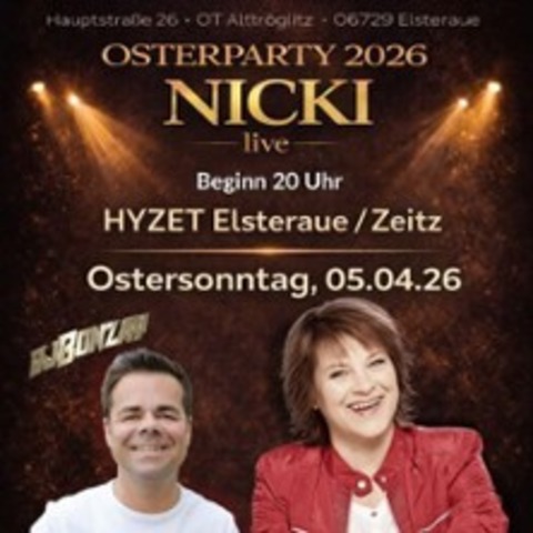 Ostertanz mit Nicki - Elsteraue / OT Alttr�glitz (Zeitz) - 05.04.2026 20:00