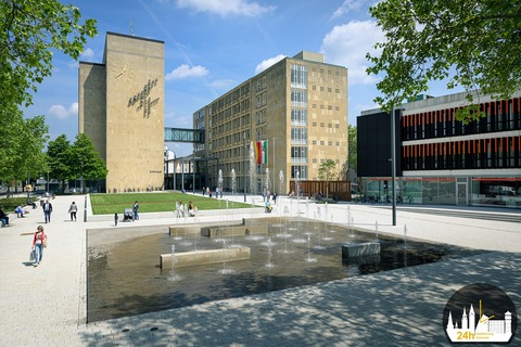 Begr��ung durch Wiebke Heine - Rundgang durch das G�tersloher Rathaus - G�tersloh - 20.06.2026 10:00