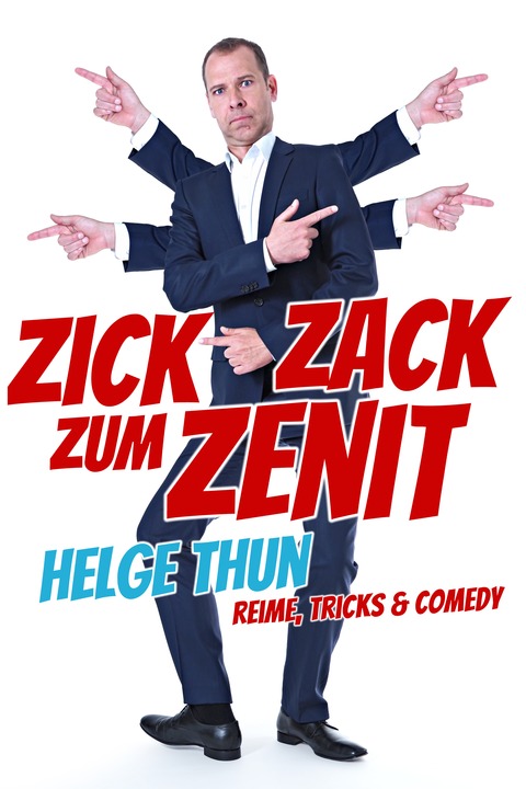 Helge Thun - Zick Zack zum Zenit - Reime, Tricks und Comedy - Metzingen - 08.04.2027 20:00