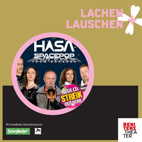 LACHEN & LAUSCHEN - HASA mit Heiner Reiff: „STREIK“ - das neue Album live auf der B�hne! - Stuttgart - 09.08.2026 20:00