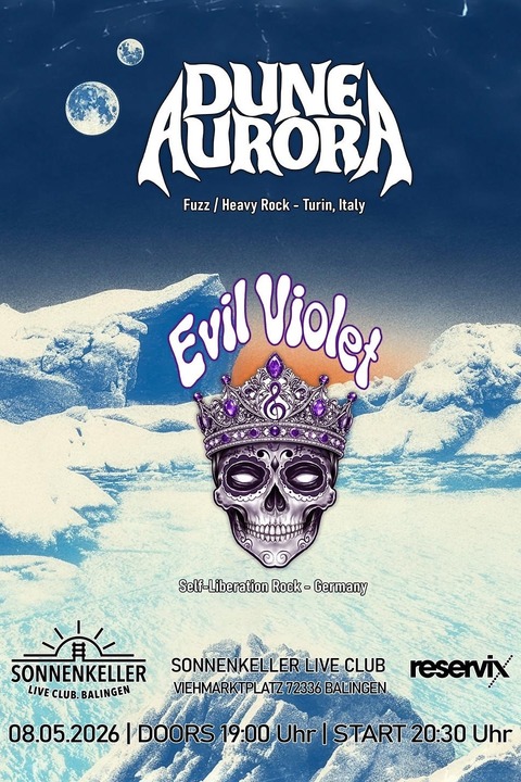 Dune Aurora & Evil Violet - Balingen - 08.05.2026 20:30