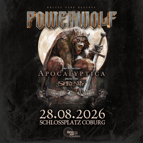 POWERWOLF - European Summer 2026 - Coburg - 28.08.2026 18:30