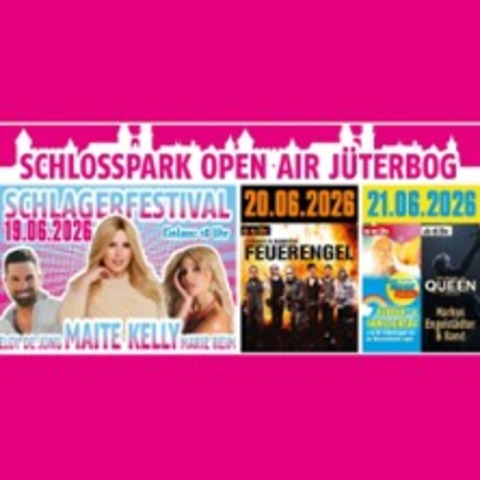 Schlosspark Open Air J�terbog�2026 - Wochenendticket - J�TERBOG - 19.06.2026 18:00