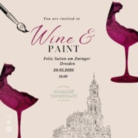 Wine & Paint with Madame Croissant in Dresden - DRESDEN - 30.05.2026 19:00