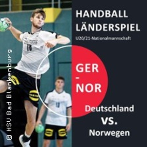 U20/U21: Deutschland vs. Norwegen - BAD BLANKENBURG - 14.05.2026 17:00