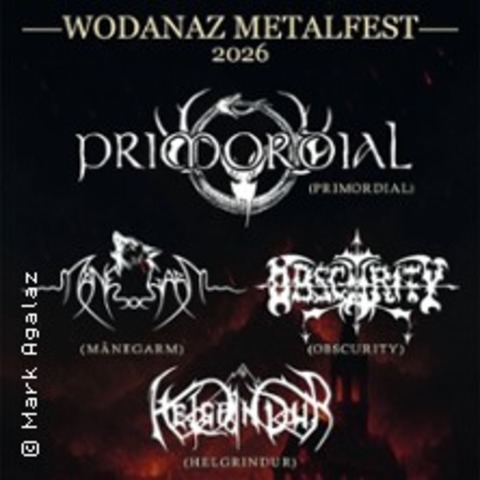 Wodanaz Metalfest II - Wolfheart, Manegarm, Obscurity, Helgrindur - LEIPZIG/ENGELSDORF - 06.11.2026 19:15
