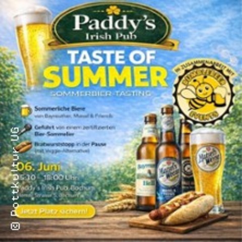 TASTE OF SUMMER - Das Sommerbier-Tasting - BOCHUM - 06.06.2026 15:30
