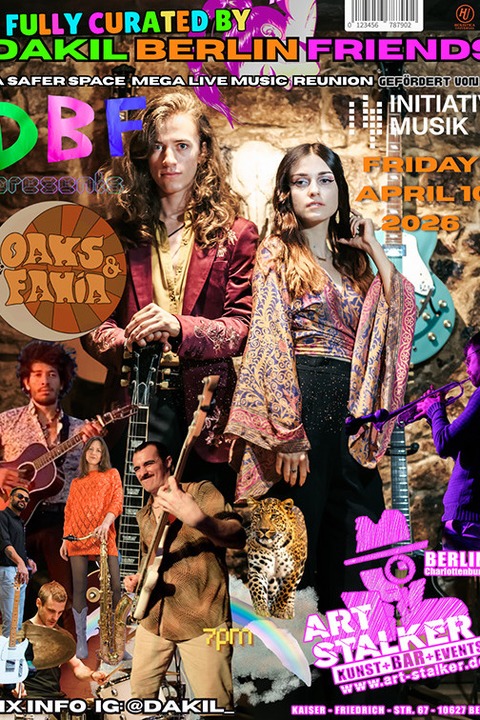 Dakil Berlin Friends - Indie-Disco-Rock - BERLIN - 10.04.2026 19:00