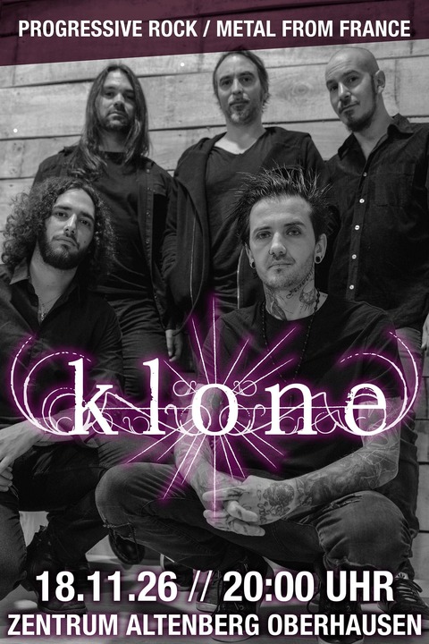 KLONE - Oberhausen - 18.11.2026 20:00