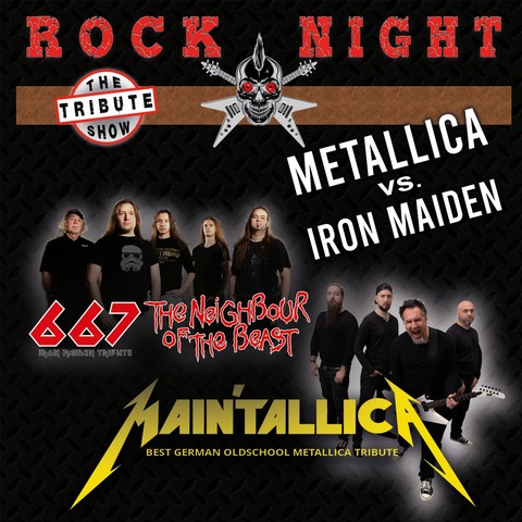 Tribute Rock Night - Metallica vs. Iron Maiden - Coswig - 03.10.2026 20:00