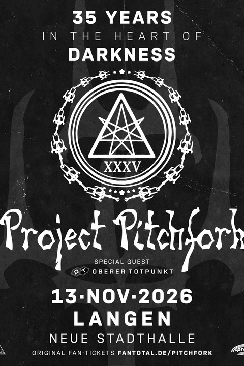 Project Pitchfork - 35 Years in the Heart of Darkness - Langen (Hessen) - 13.11.2026 20:00