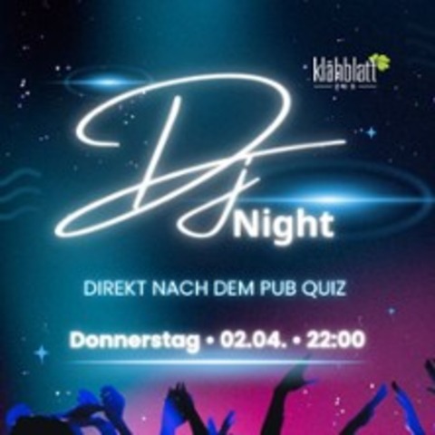 DJ Night - FLENSBURG - 02.04.2026 22:00