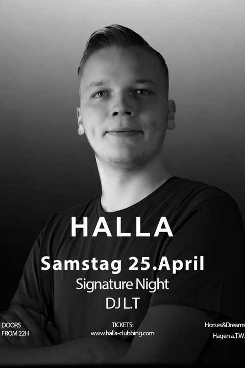 HALLA clubbing - The Signature Night - Hagen am Teutoburger Wald - 25.04.2026 22:00