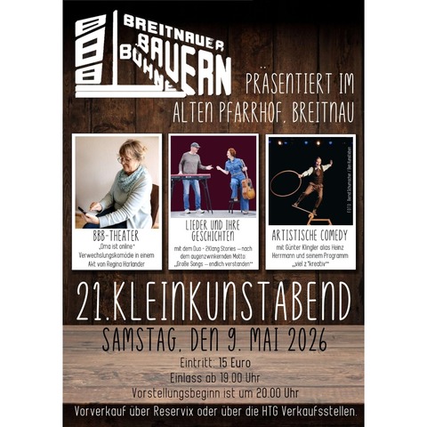 Kleinkunstabend der Breitnauer Bauernb�hne - Breitnau - 09.05.2026 20:00