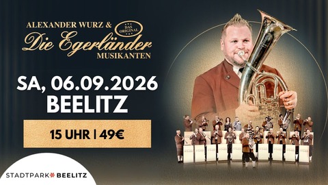Die Egerl�nder Musikanten - Beelitz - 06.09.2026 15:00