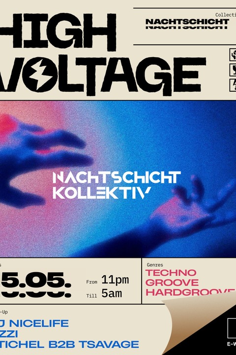 High Voltage - pres. Nachtschicht Kollektiv - Erlangen - 15.05.2026 23:00