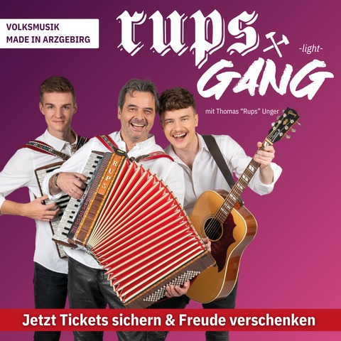 RUPS GANG (light) - Arzgebirgische Volksmusik - Freiberg - 19.12.2026 16:00