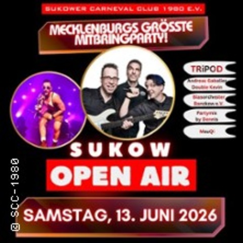 Sukow - Open Air 2026! | Mecklenburgs gr��te Mitbringparty - SUKOW - 13.06.2026 19:00