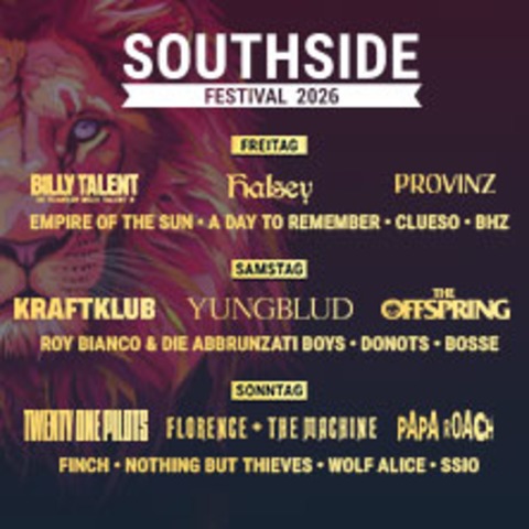 Southside Festival 2026 | Festivalpass All Days - Neuhausen ob Eck - 19.06.2026 12:00