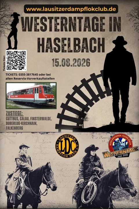 „Western-Kurier“ zu den Westerntagen in Haselbach - Cottbus - 15.08.2026 00:00